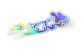 Drift Bunny - Magical Racer Logo Holo Diecut  Drift bunny decals